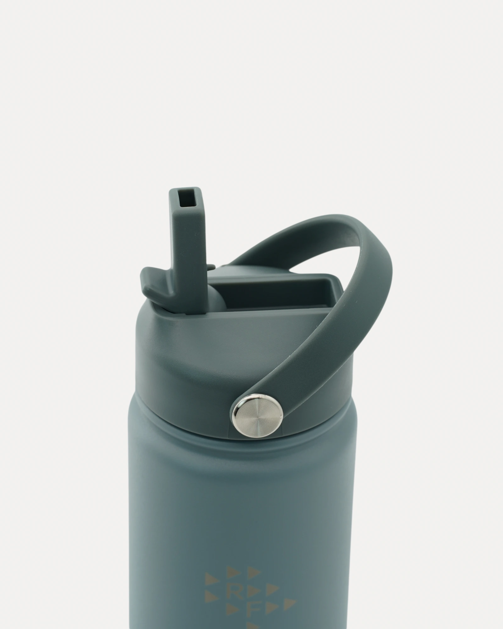 Realfit Storm water bottle with flip straw lid open